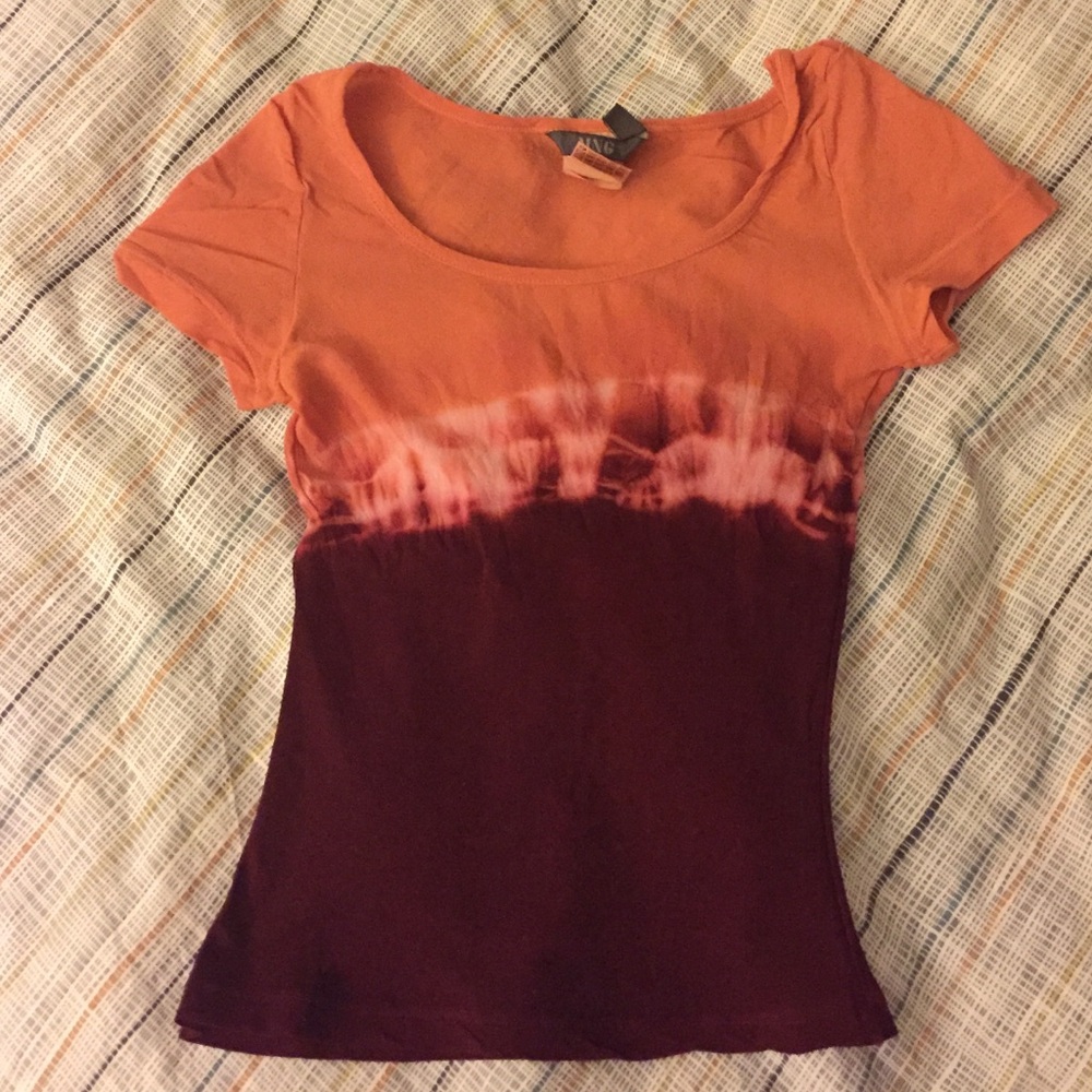 Tie dye mesh top